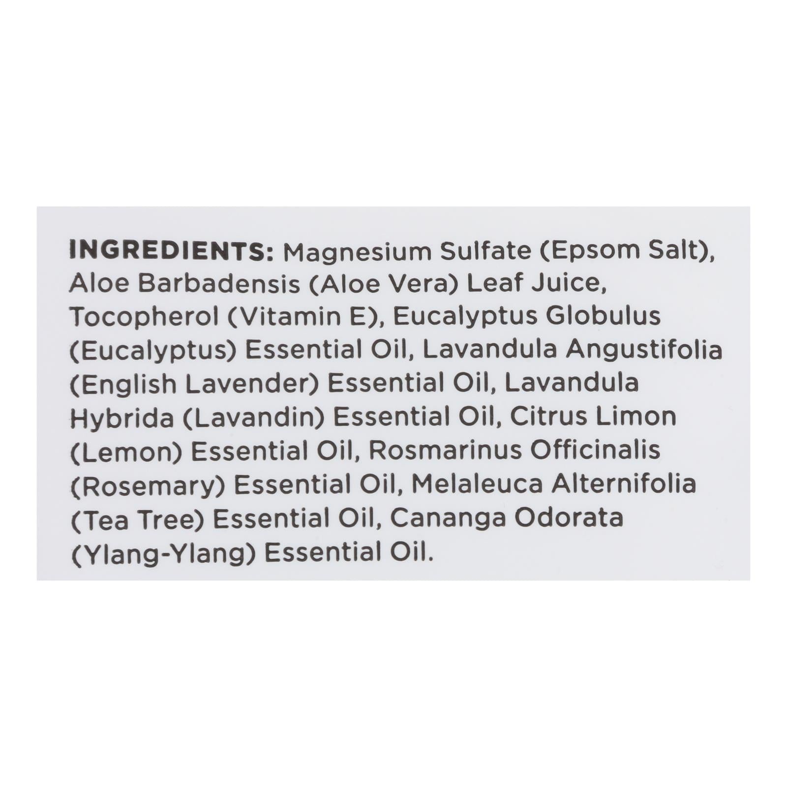 Epsoak - Epsm Salt Eeo Dtox/cleanse - Case Of 6 - 2 Lb - Maras Green