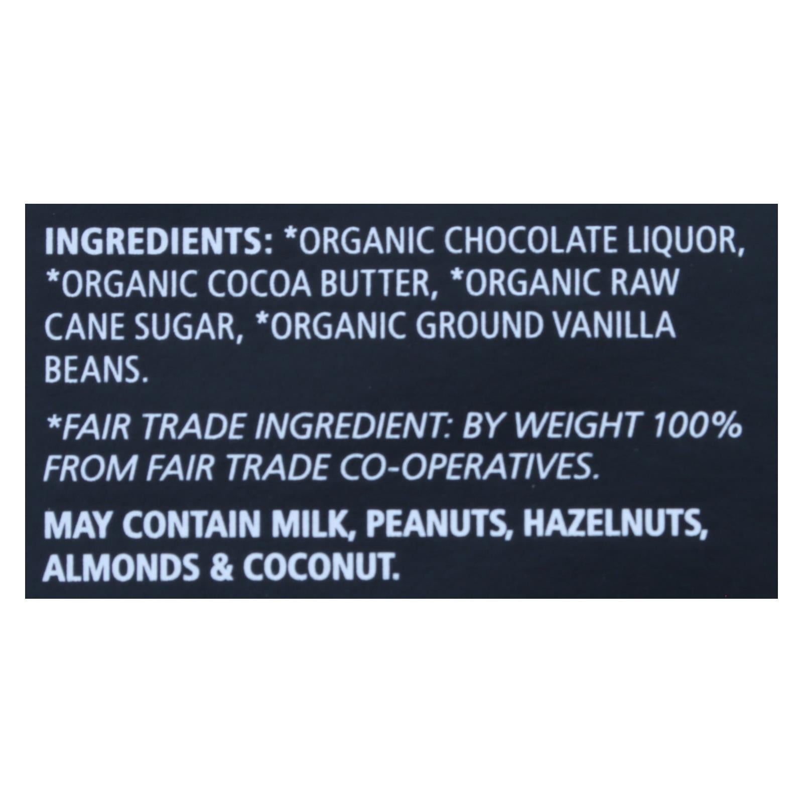 Equal Exchange - Bar Dark Chocolate 92% - Case Of 12 - 2.8 Oz - Maras Green