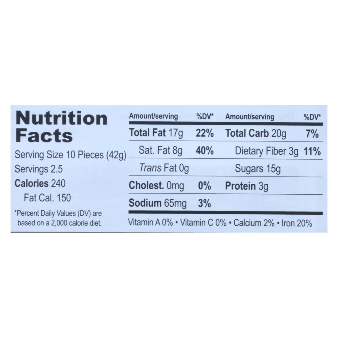 Equal Exchange - Bar Dark Chocolate Almond Sea Salt - Case Of 10 - 3.5 Oz - Maras Green