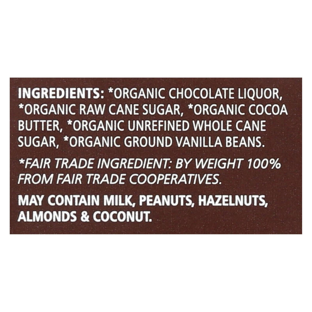 Equal Exchange Organic Chocolate Bar - Very Dark - Case Of 12 - 2.8 Oz. - Maras Green