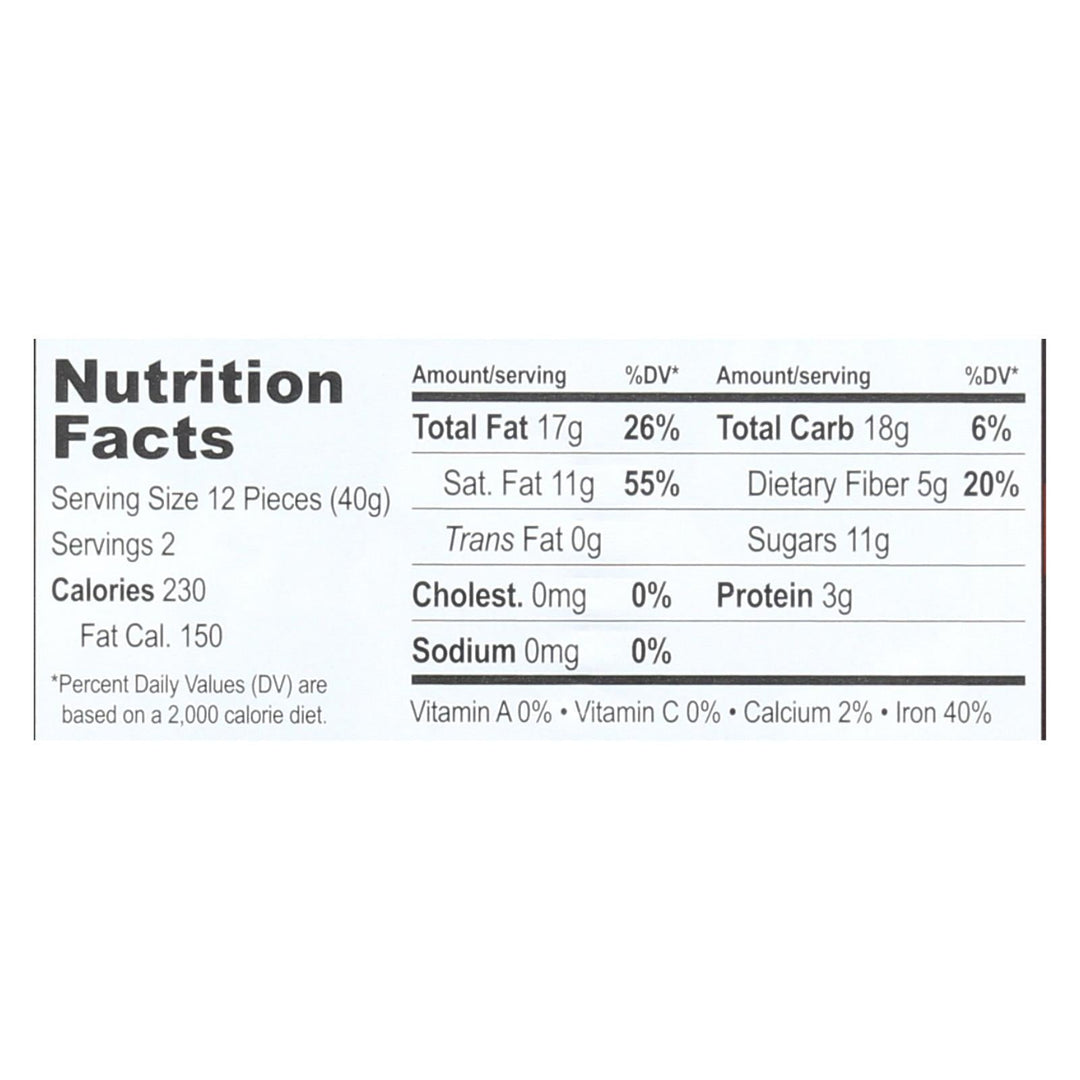 Equal Exchange Organic Chocolate Bar - Very Dark - Case Of 12 - 2.8 Oz. - Maras Green