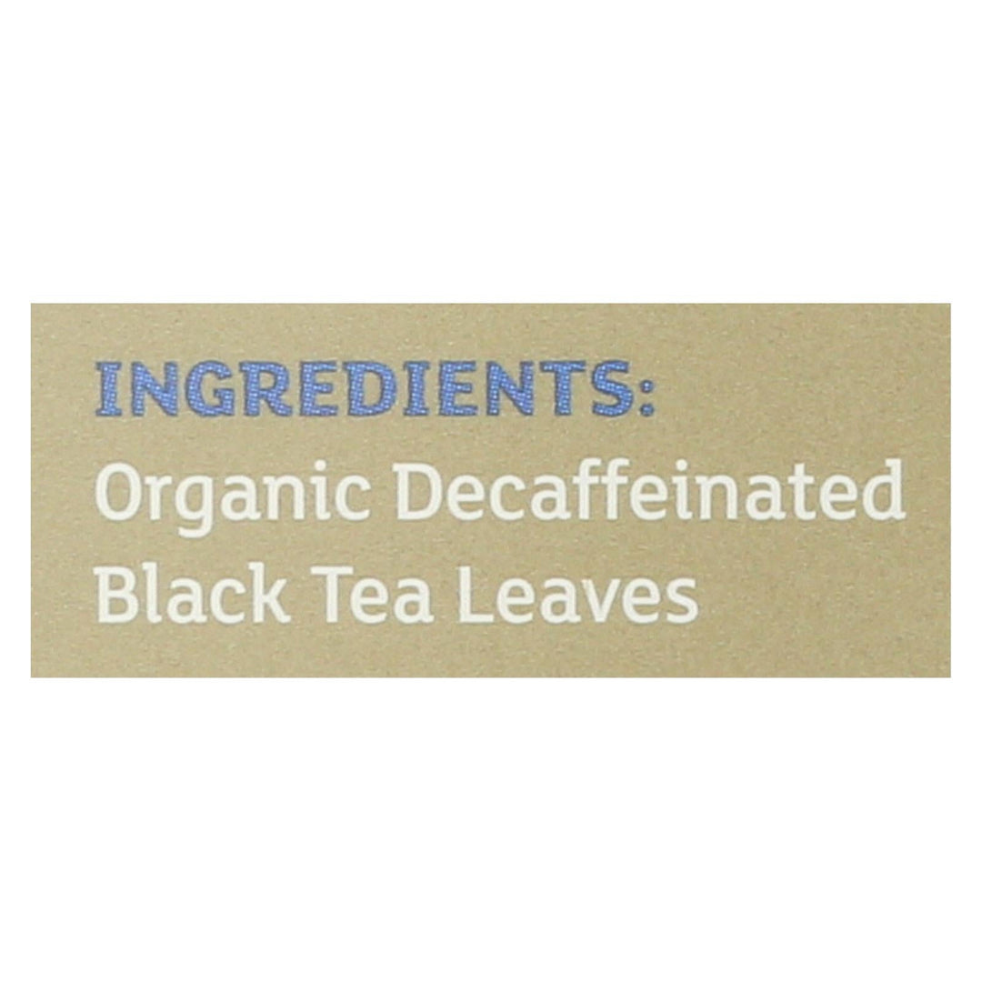 Equal Exchange Organic Decaf Black Tea - English Breakfast - Case Of 6 - 20 Bags - Maras Green