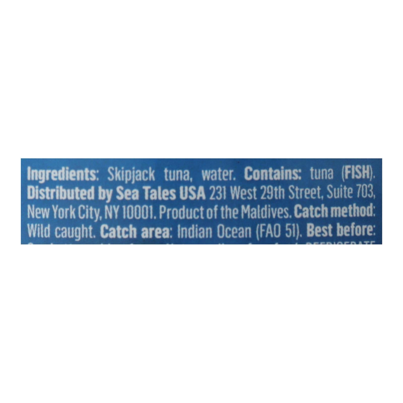 Fish Tales - Tuna Skipjck In Water - Case Of 12 - 5 Oz - Maras Green