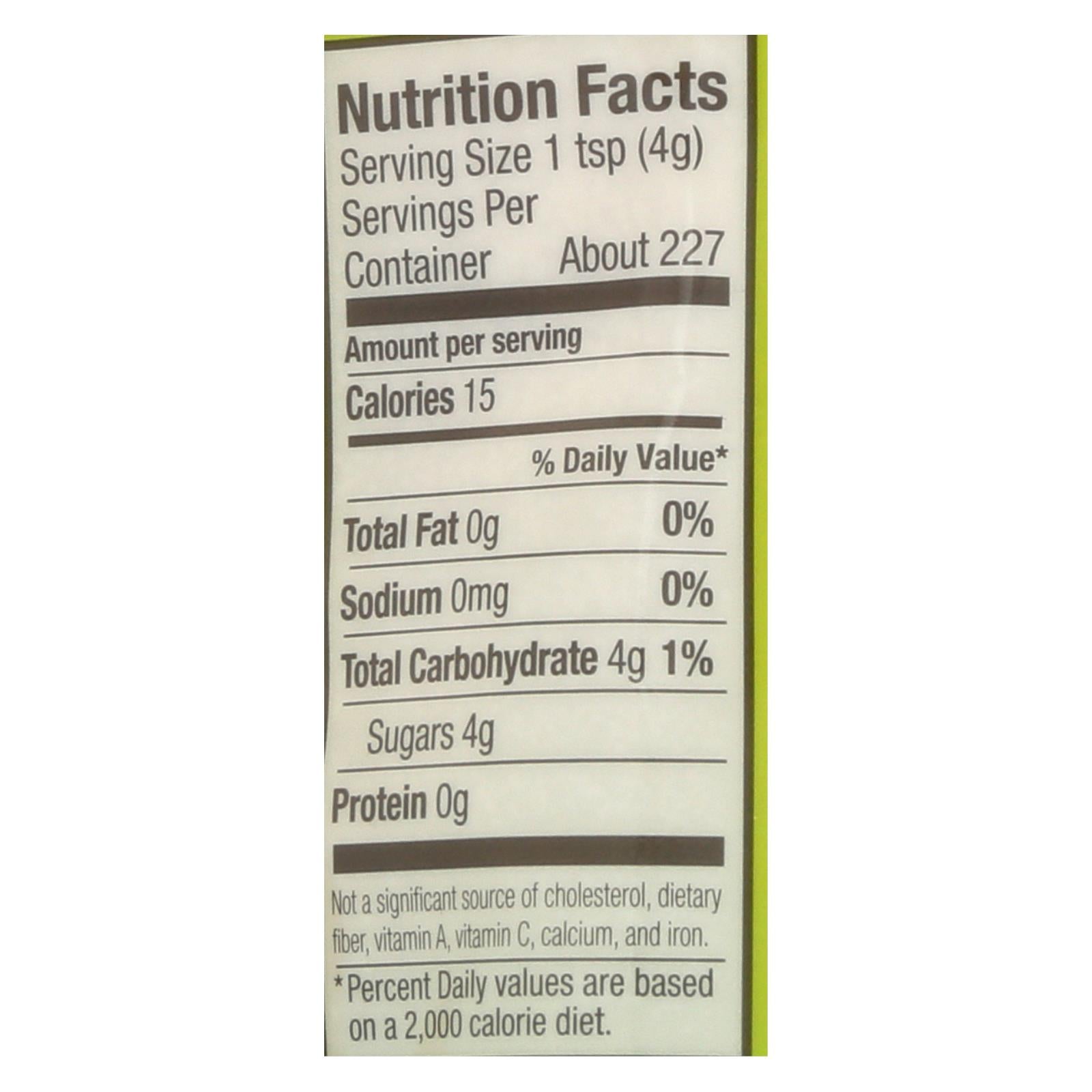Florida Crystals Organic Cane Sugar - Cane Sugar - Case Of 6 - 2 Lb. - Maras Green
