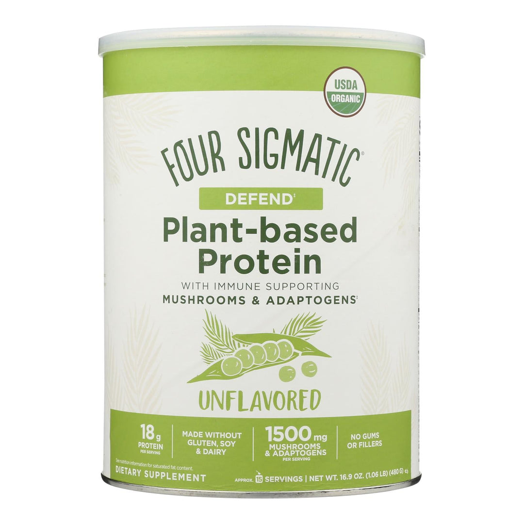 Four Sigmatic - Plnt Based Protein Unflv - 1 Each - 16.9 Oz - Maras Green