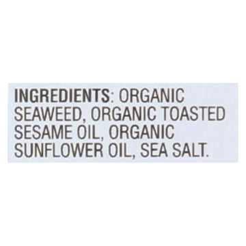 Gimme Organic Roasted - Sesame - Case Of 12 - 0.35 Oz. - Maras Green