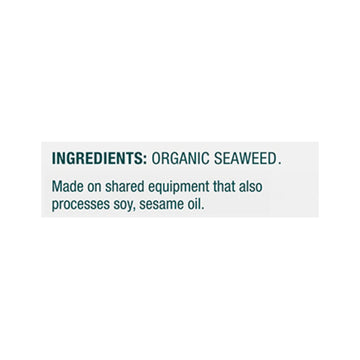 Gimme Seaweed Snacks - Sushi Nori Roasted - Case Of 4 - 4.76 Oz - Maras Green