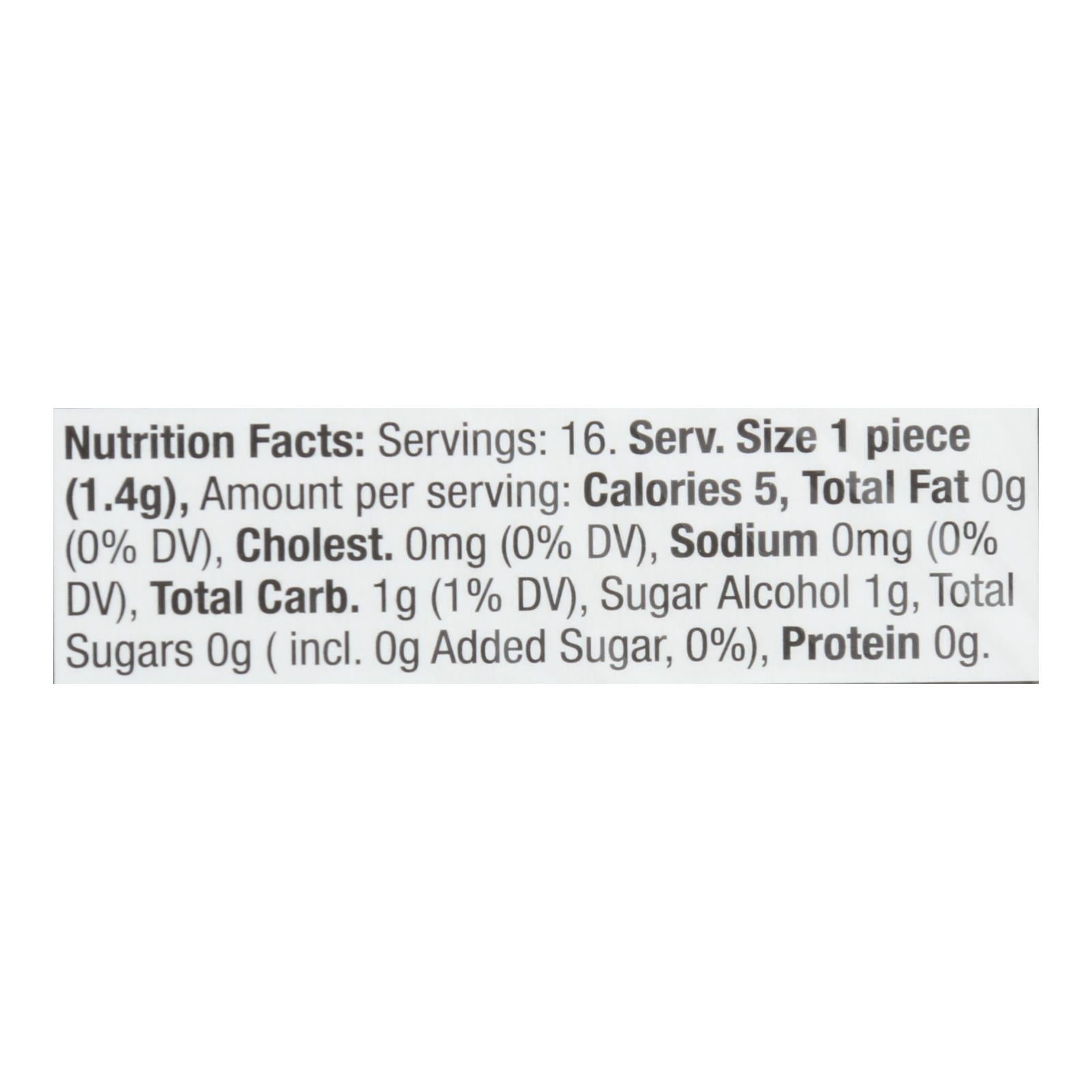 Glee Gum Chewing Gum - Lemon Lime - Sugar Free - Case Of 12 - 16 Pieces - Maras Green