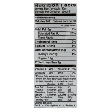 Glutino Pretzels - Chocolate Covered - Case Of 12 - 5.5 Oz. - Maras Green