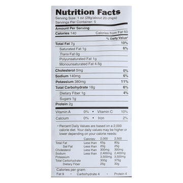 Good Health Kettle Chips - Avocado Oil Jalapeno - Case Of 12 - 5 Oz. - Maras Green