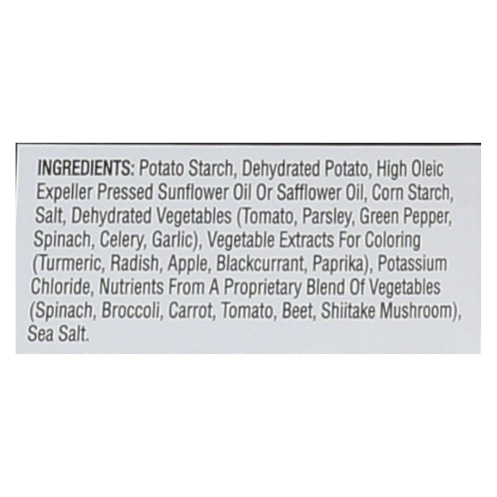 Good Health Sea Salt Veggie Straws - Case Of 10 - 6.25 Oz - Maras Green