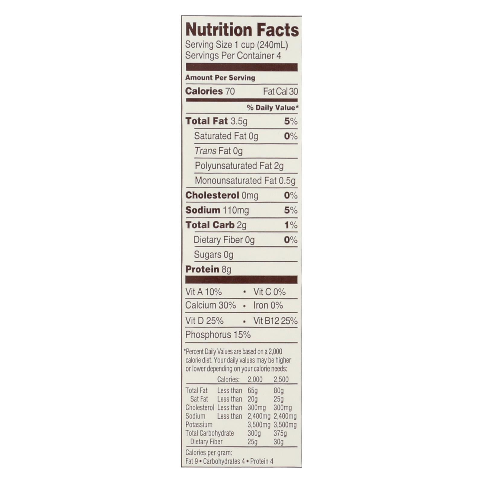 Good Karma Flax Milk - Protein - Vanilla - Case Of 6 - 32 Fl Oz - Maras Green