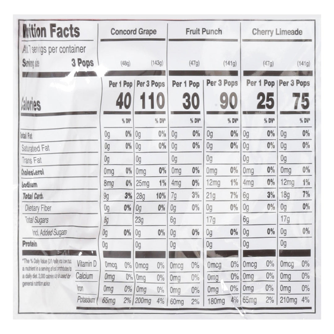 Goodpop - Freezer Pops Variety - Case Of 6 - 20/1.5 Z - Maras Green