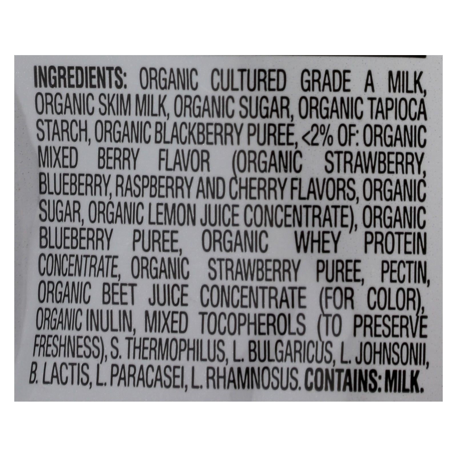 Happy Baby Happy Yogis Organic Superfoods Yogurt And Fruit Snacks Mixed Berry - 1 Oz - Case Of 8 - Maras Green