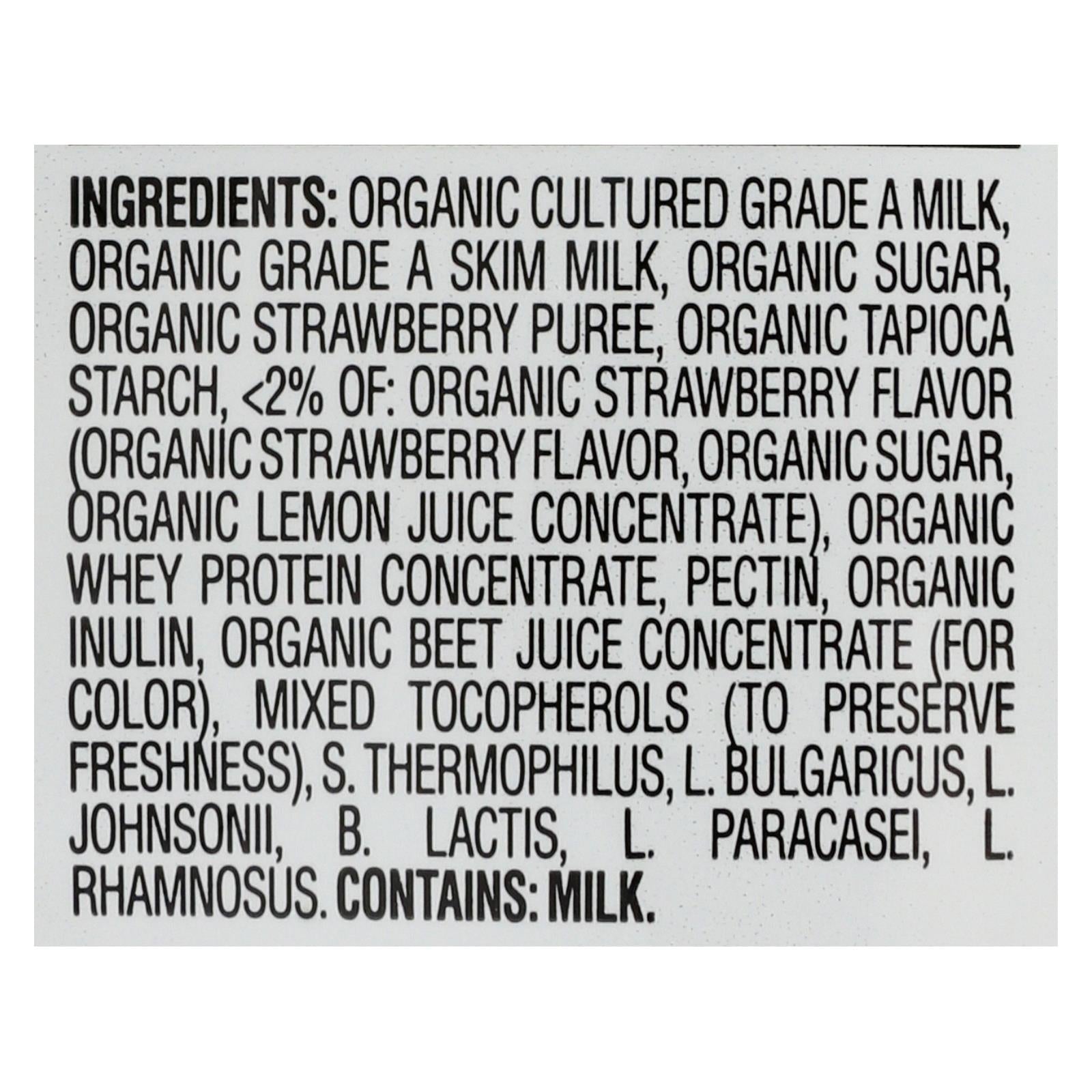 Happy Baby Happy Yogis Organic Superfoods Yogurt And Fruit Snacks Strawberry - 1 Oz - Case Of 8 - Maras Green