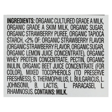 Happy Baby Happy Yogis Organic Superfoods Yogurt And Fruit Snacks Strawberry - 1 Oz - Case Of 8 - Maras Green