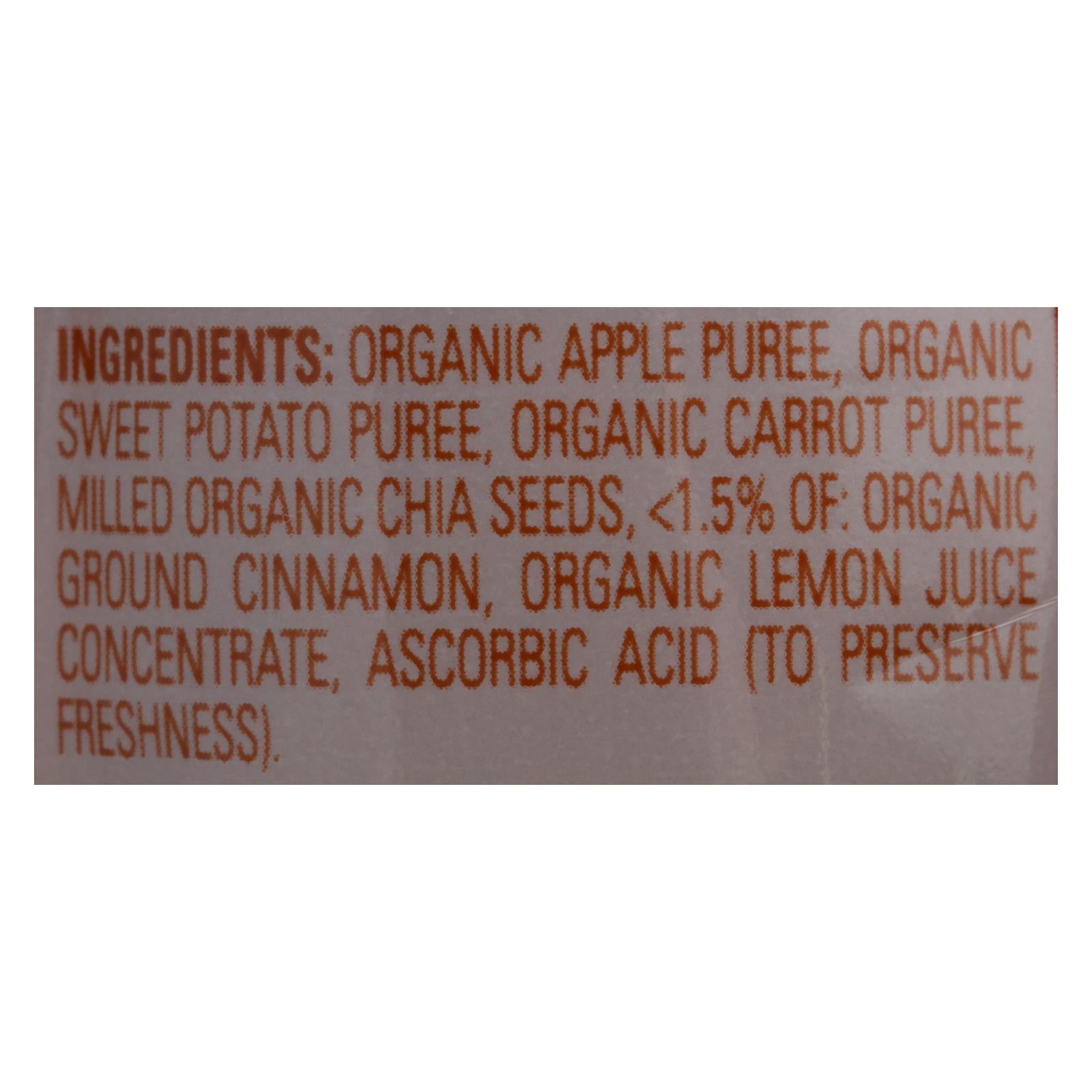 Happy Baby Happytot Organic Superfoods Sweet Potato Apple Carrot And Cinnamon - 4.22 Oz - Case Of 16 - Maras Green