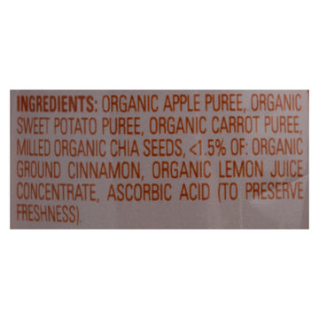 Happy Baby Happytot Organic Superfoods Sweet Potato Apple Carrot And Cinnamon - 4.22 Oz - Case Of 16 - Maras Green