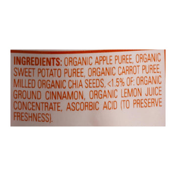 Happy Baby Happytot Organic Superfoods Sweet Potato Apple Carrot And Cinnamon - 4.22 Oz - Case Of 16 - Maras Green