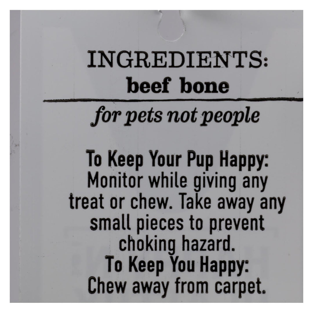 Happy N Healthy Pet - Dog Bone Beef Rib - Case Of 12 - 1 Ct - Maras Green