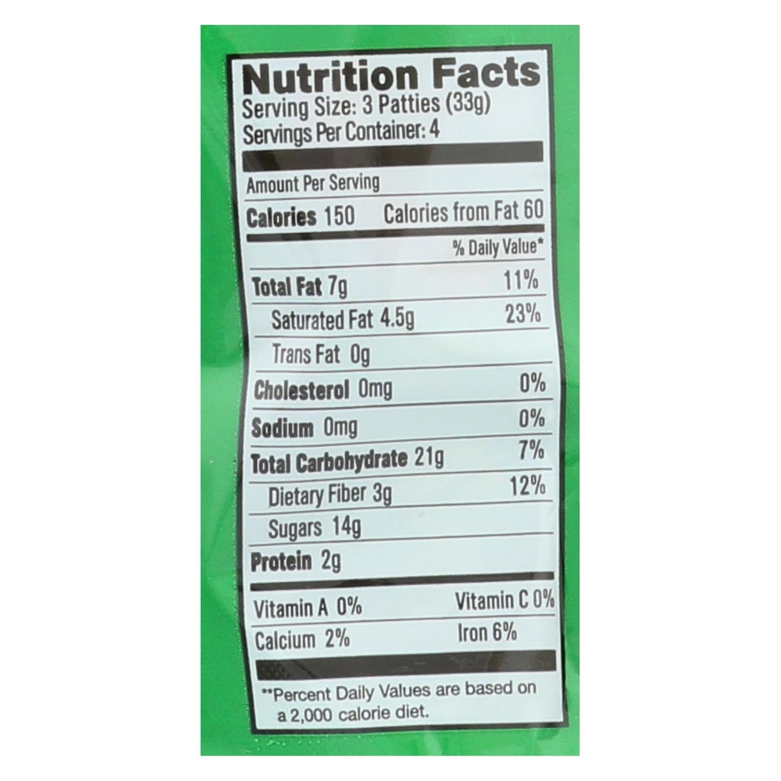 Heavenly Organics Organic Honey Patties - Mint Chocolate - Case Of 6 - 4.66 Oz. - Maras Green
