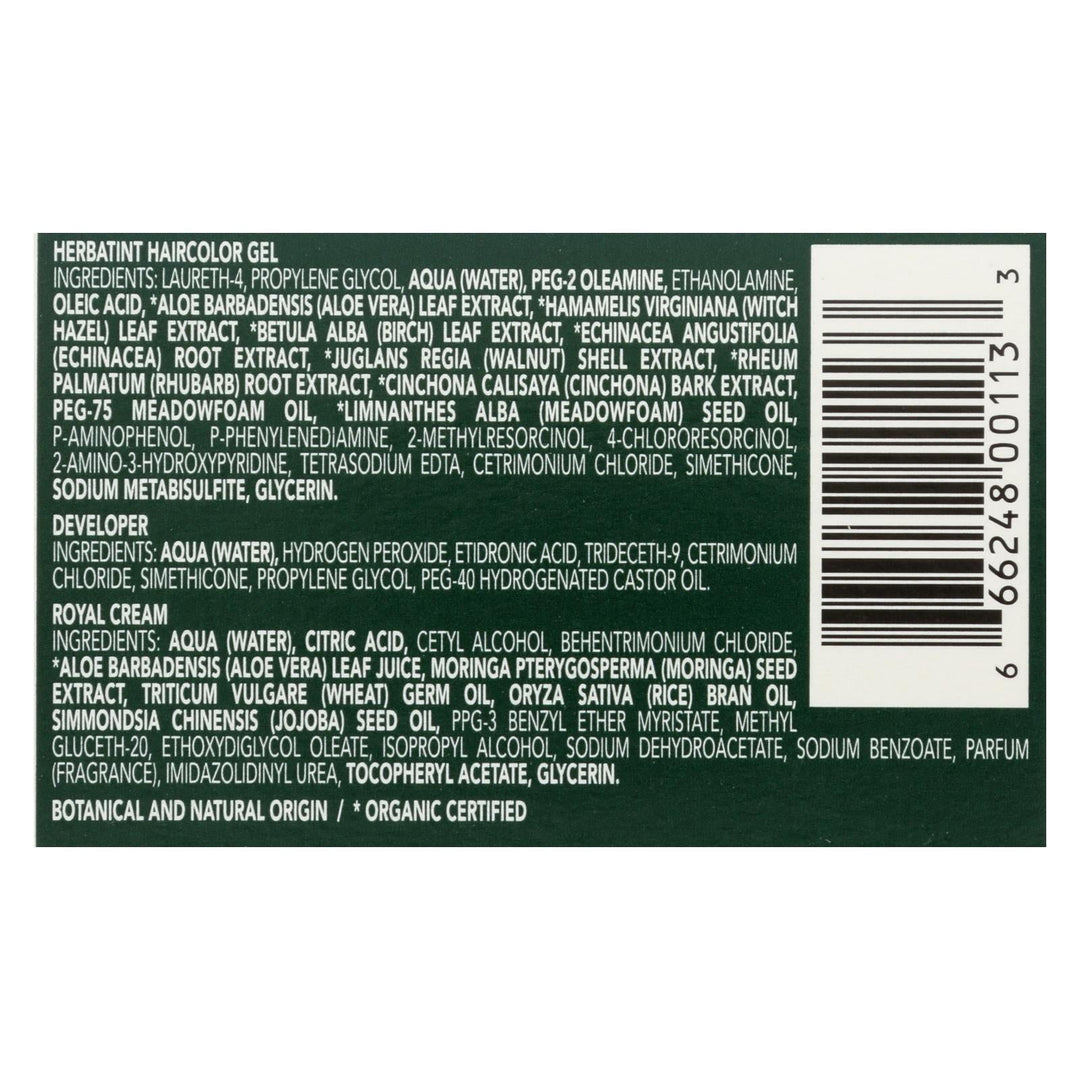 Herbatint Permanent Herbal Haircolour Gel 7d Golden Blonde - 135 Ml - Maras Green