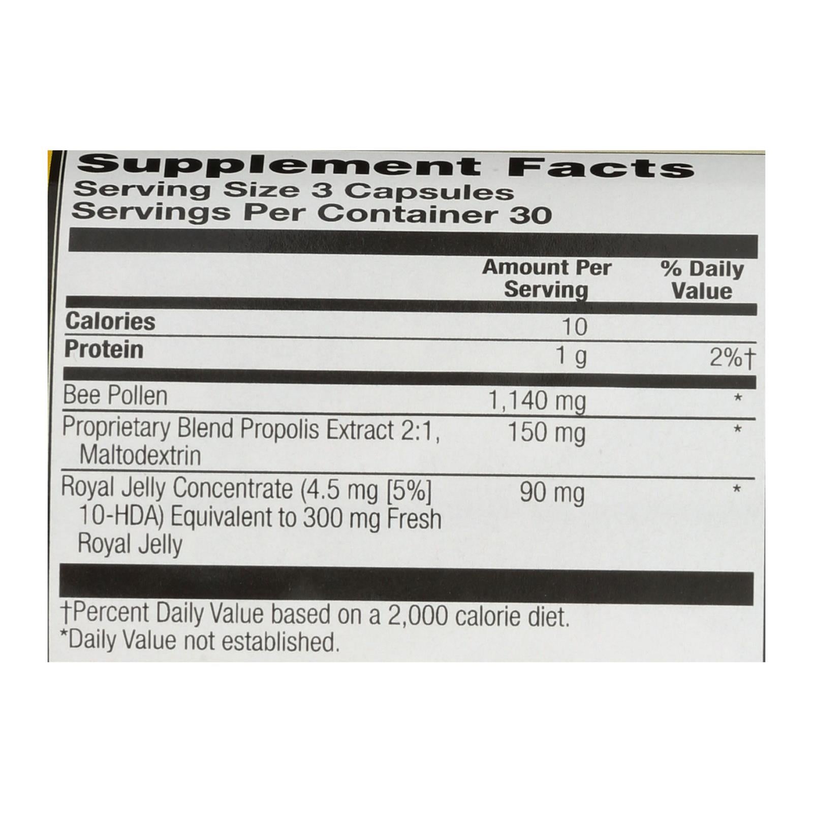 Honey Gardens - Bee Polln W/royl Jel&prop - 1 Each - 90 Ct - Maras Green