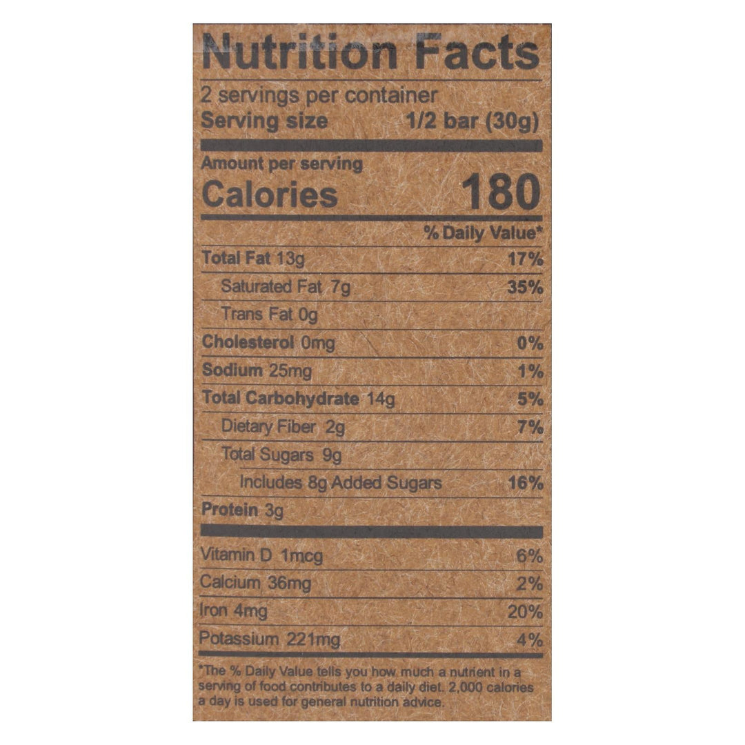 Hu - Dark Chocolate Bar Cashew Butter Vanilla - Case Of 12 - 2.1 Oz - Maras Green