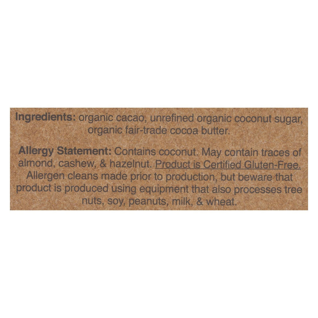 Hu - Dark Chocolate Bar Simple - Case Of 12 - 2.1 Oz - Maras Green