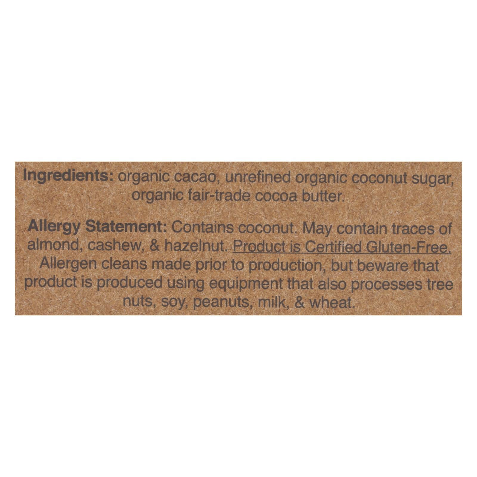 Hu - Dark Chocolate Bar Simple - Case Of 12 - 2.1 Oz - Maras Green