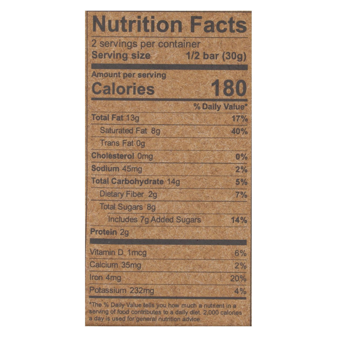 Hu - Dark Chocolate Bar Vanilla Crunch - Case Of 12 - 2.1 Oz - Maras Green