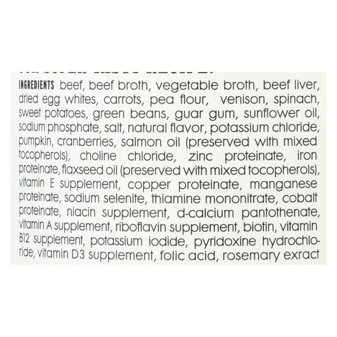 I And Love And You Dog Canned Food Moo Moo Venison Stew - Case Of 12 - 13 Oz - Maras Green