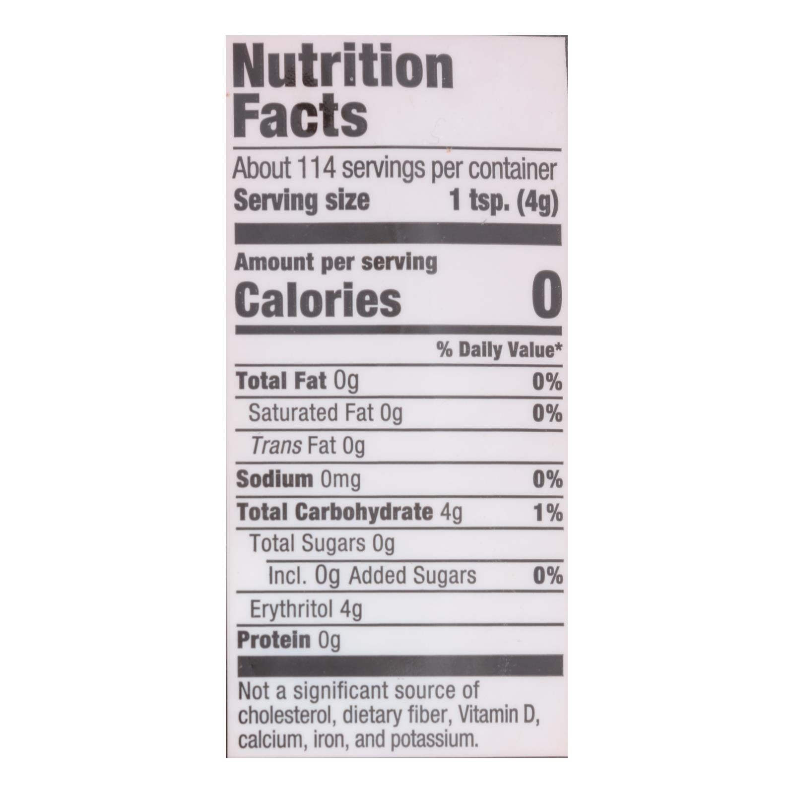 In The Raw - Monk Fruit In Rw W/erythrtl - Case Of 8 - 16 Oz - Maras Green