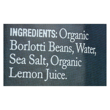 Jovial - 100 Percent Organic Borlotti Beans - Case Of 6 - 13 Oz - Maras Green