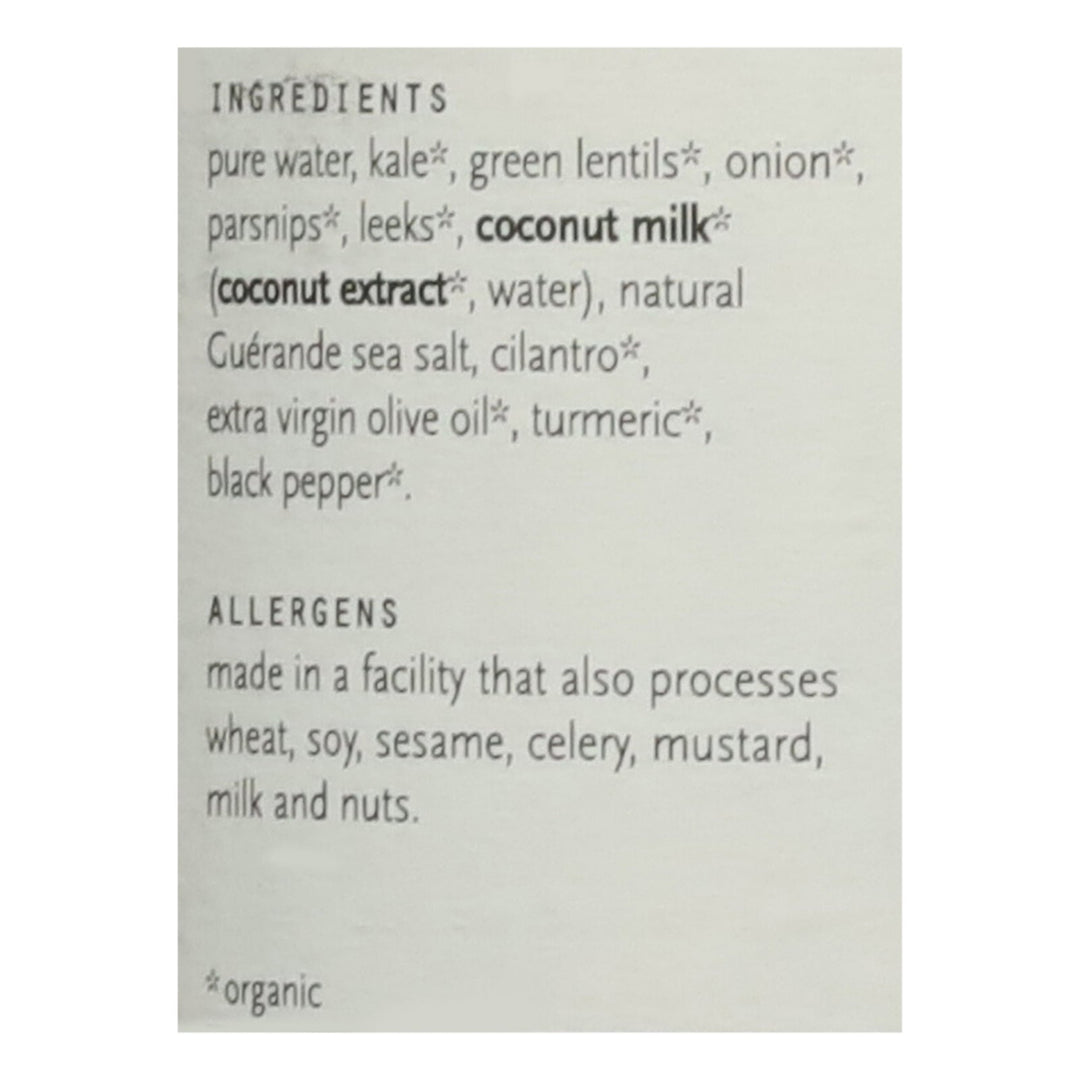 Karine & Jeff - Soup Lentil And Kale - Case Of 6 - 24 Oz - Maras Green