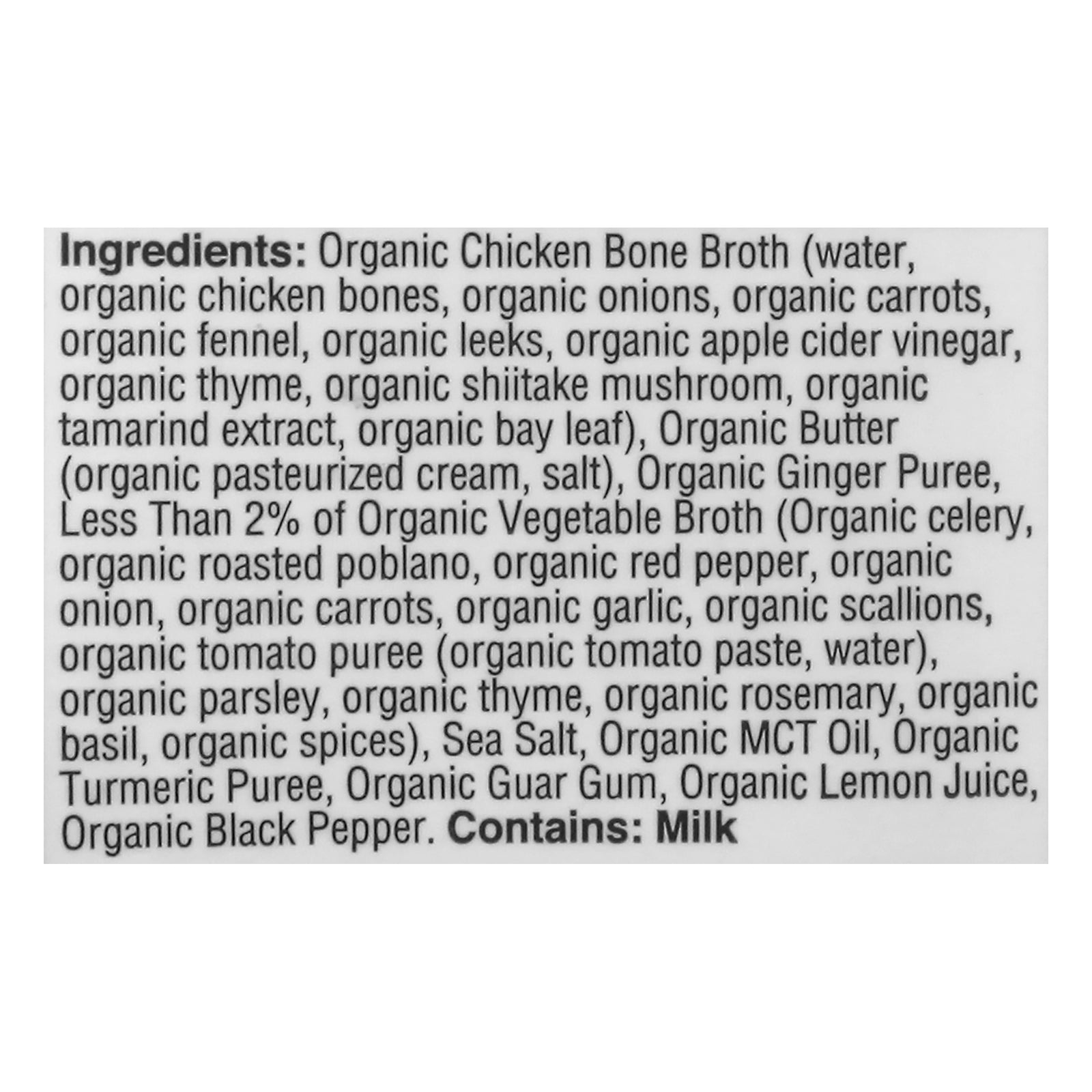 Kettle And Fire - Bone Broth Butter Chicken - Case Of 6 - 16.9 Oz - Maras Green