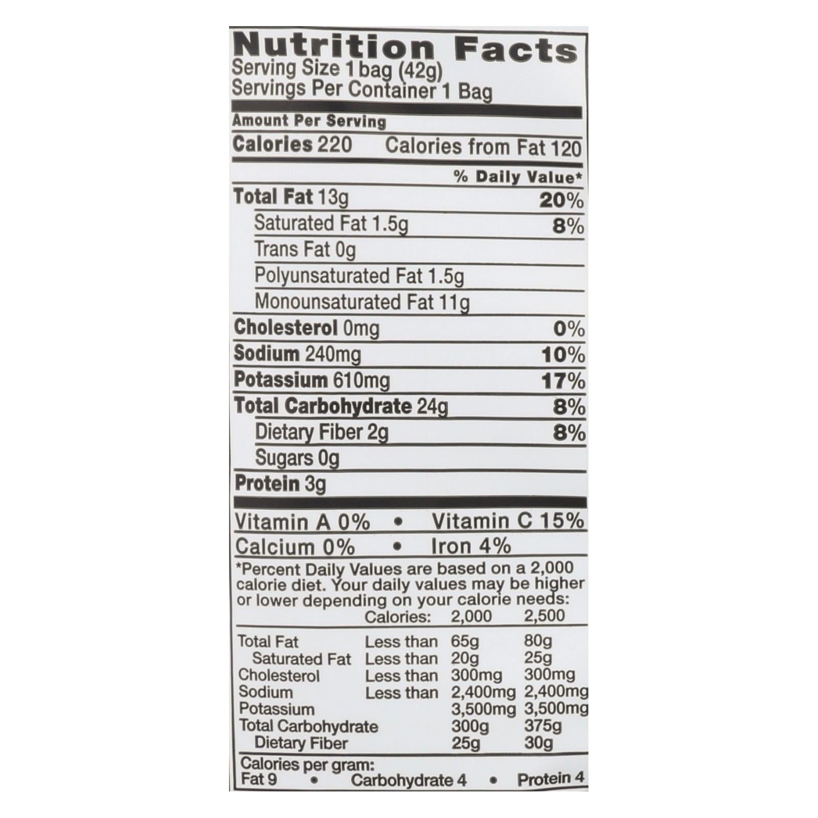 Kettle Brand Potato Chips - Sea Salt And Crushed Black Pepper - Case Of 24 - 1.5 Oz. - Maras Green