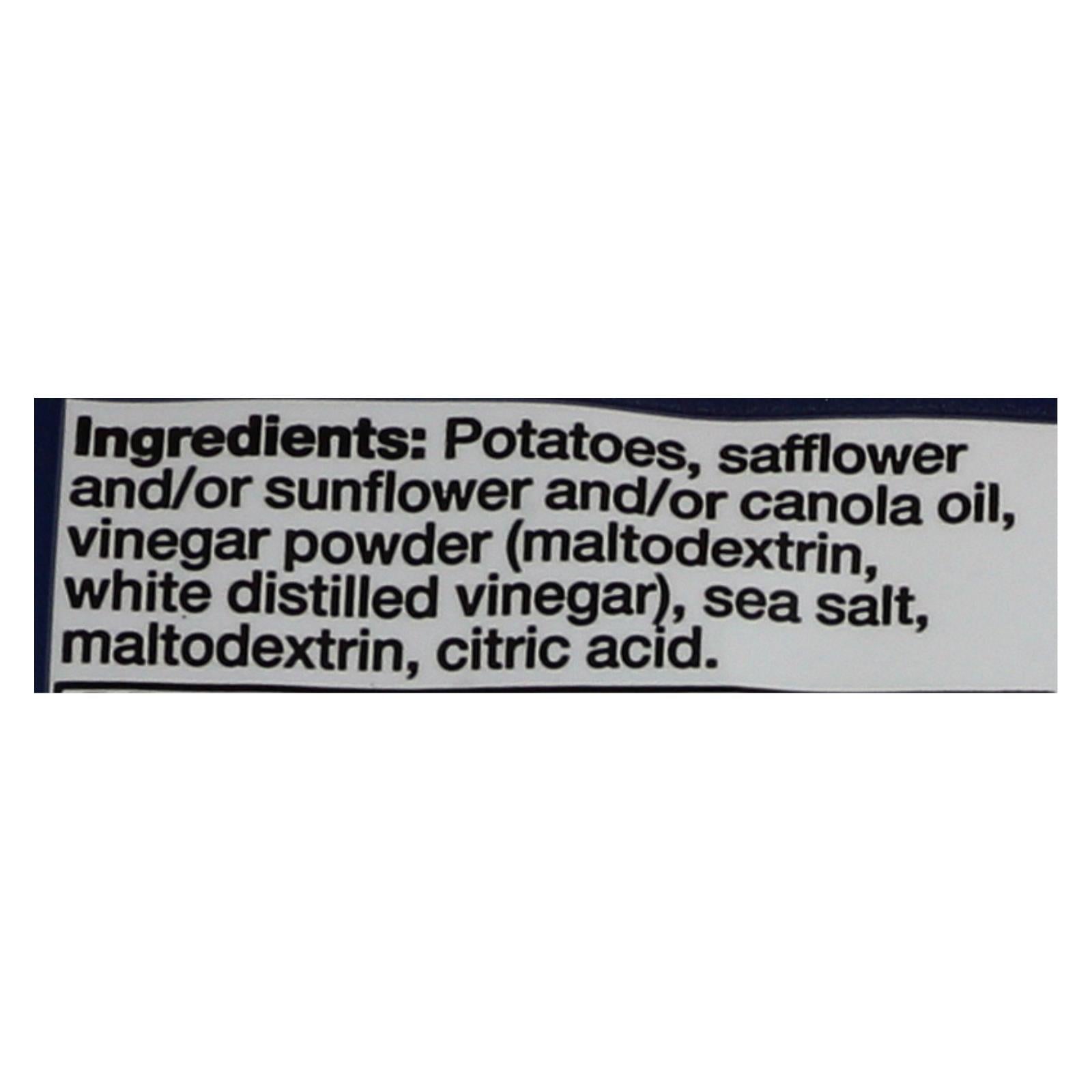 Kettle Brand Potato Chips - Sea Salt And Vinegar - 1.5 Oz - Case Of 24 - Maras Green