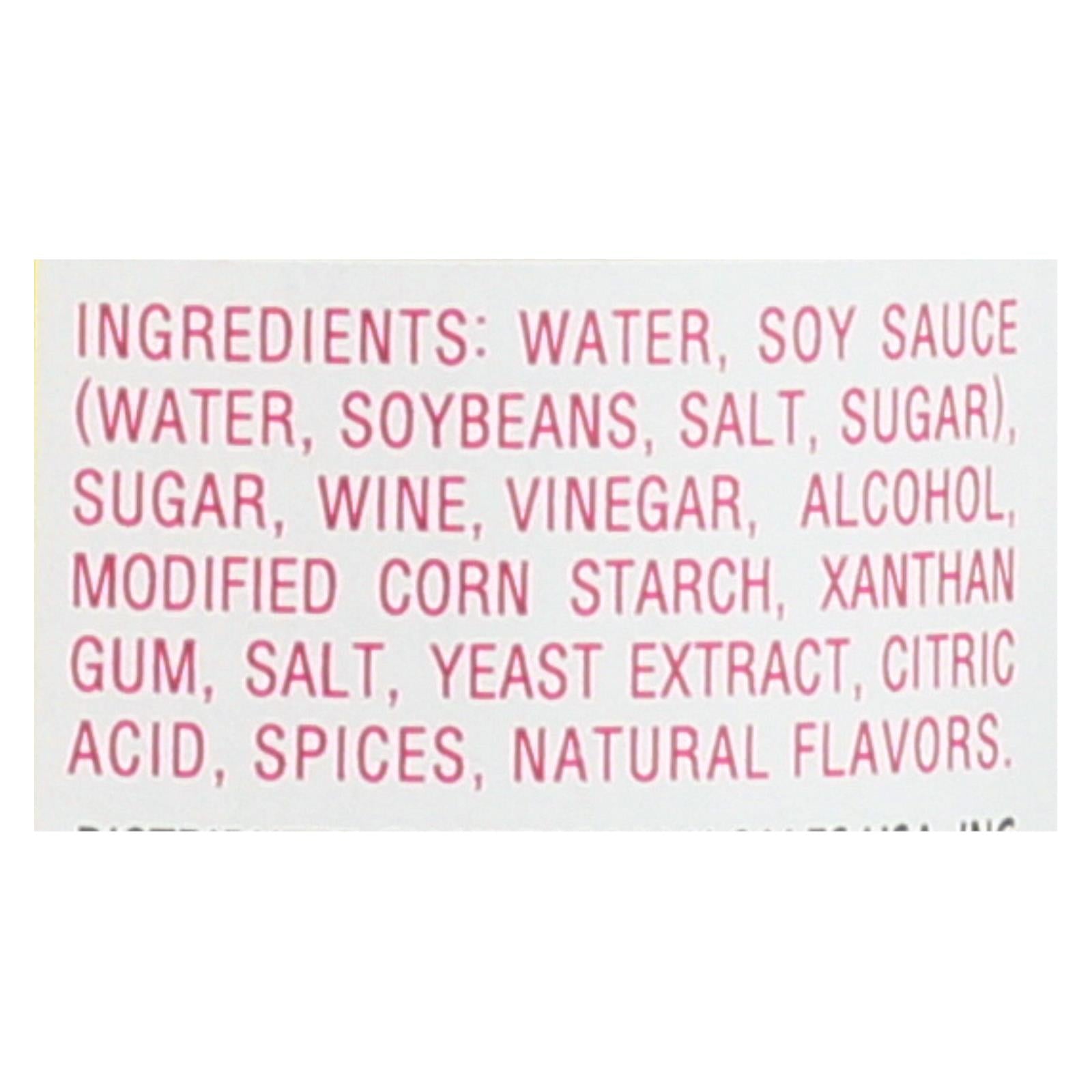 Kikkoman Soy Sauce - Less Sodium - Case Of 6 - 10 Fl Oz. - Maras Green