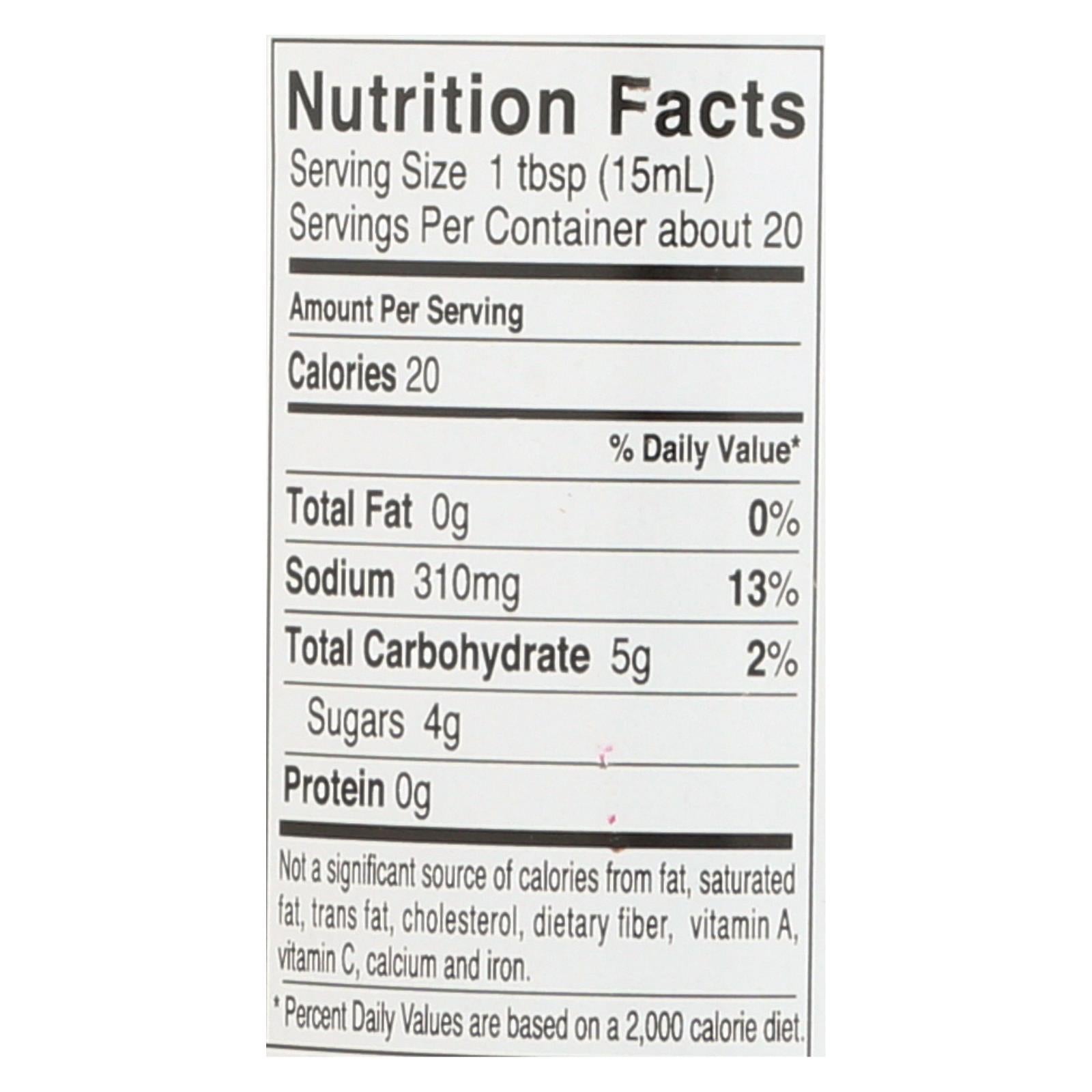 Kikkoman Soy Sauce - Less Sodium - Case Of 6 - 10 Fl Oz. - Maras Green