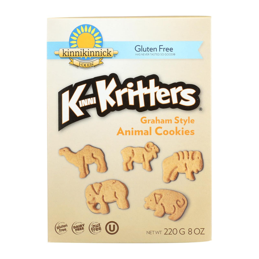 Kinnikinnick Kinnikritter Animal Cookies - Case Of 6 - 8 Oz. - Maras Green