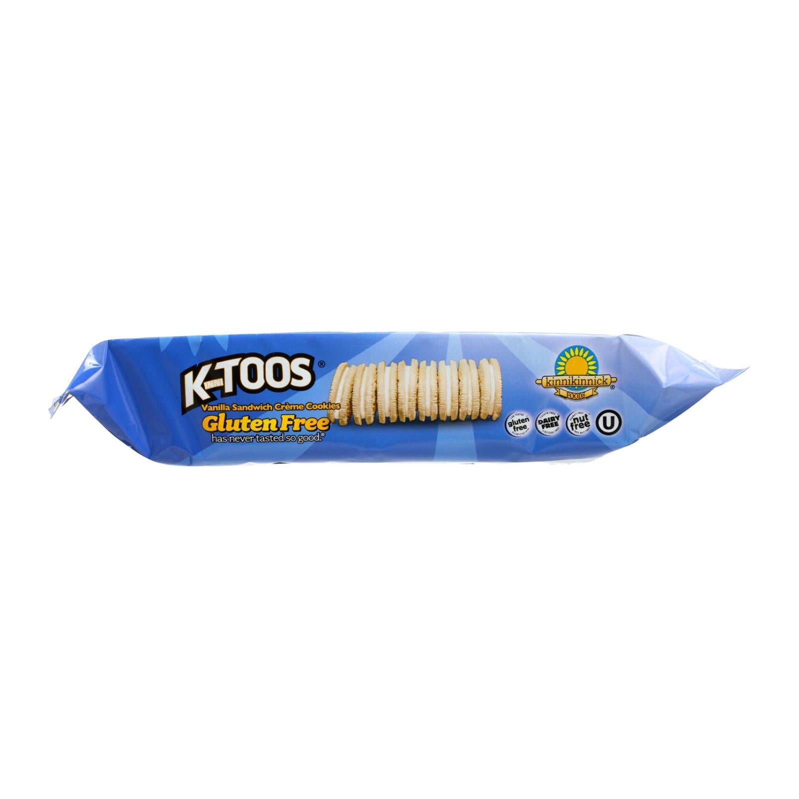 Kinnikinnick Vanilla Creme Sandwich Cookies - Case Of 6 - 8 Oz. - Maras Green