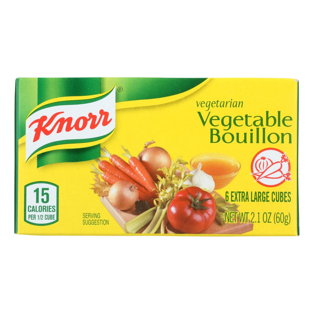 Knorr Bouillon Cubes - Vegetable - Extra Large - 2.13 Oz - Case Of 24 - Maras Green