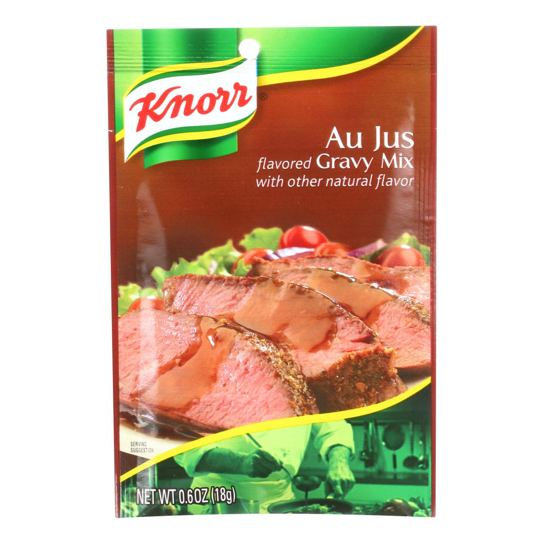 Knorr Gravy Mix - Au Jus - .6 Oz - Case Of 12 - Maras Green