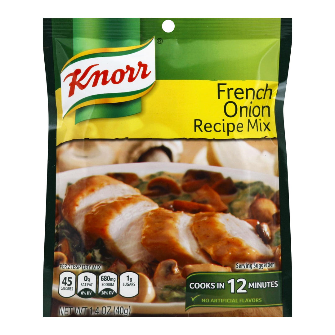 Knorr Recipe Mixes - French Onion - Case Of 12 - 1.4 Oz. - Maras Green