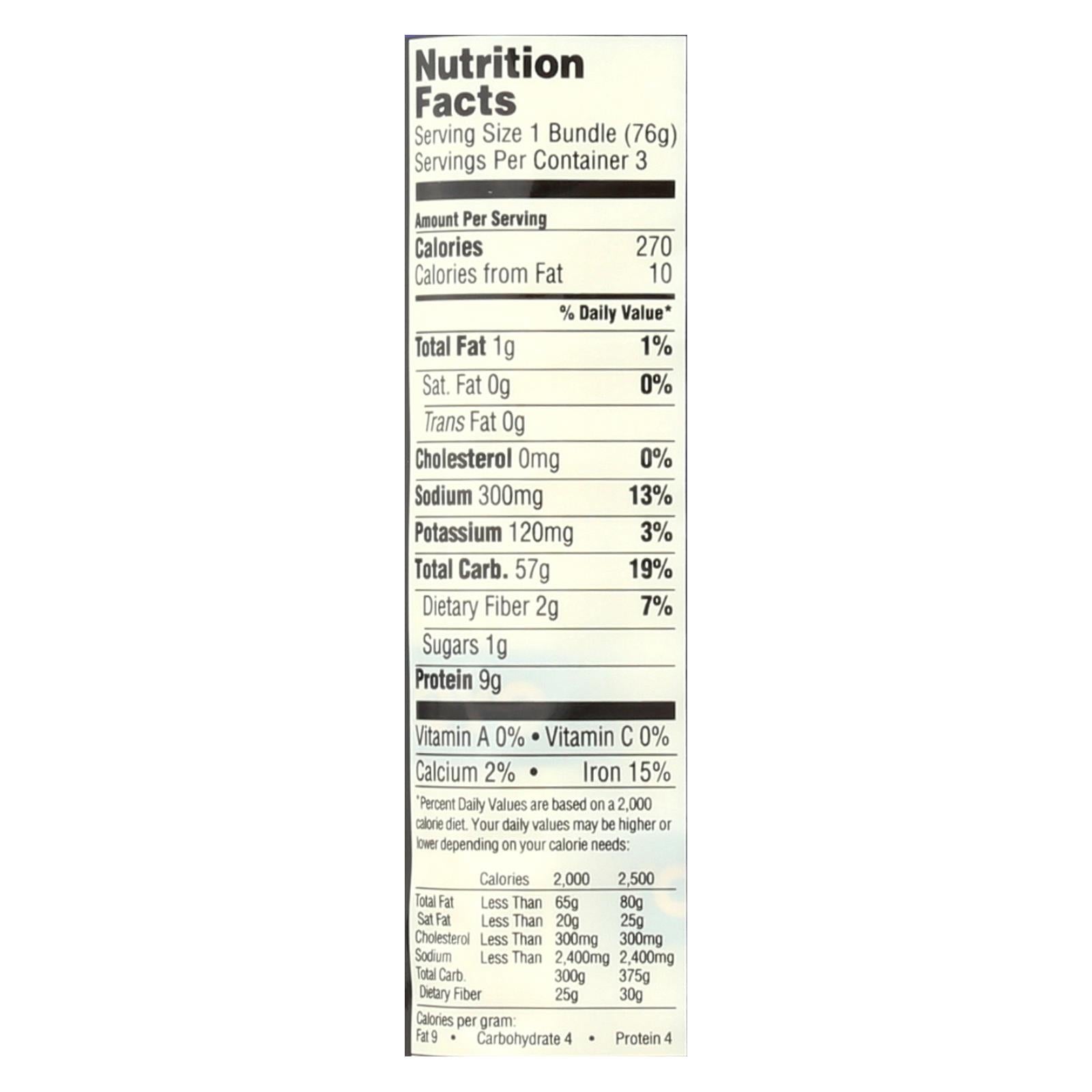 Koyo Organic Wide Udon Noodles - Case Of 12 - 8 Oz - Maras Green
