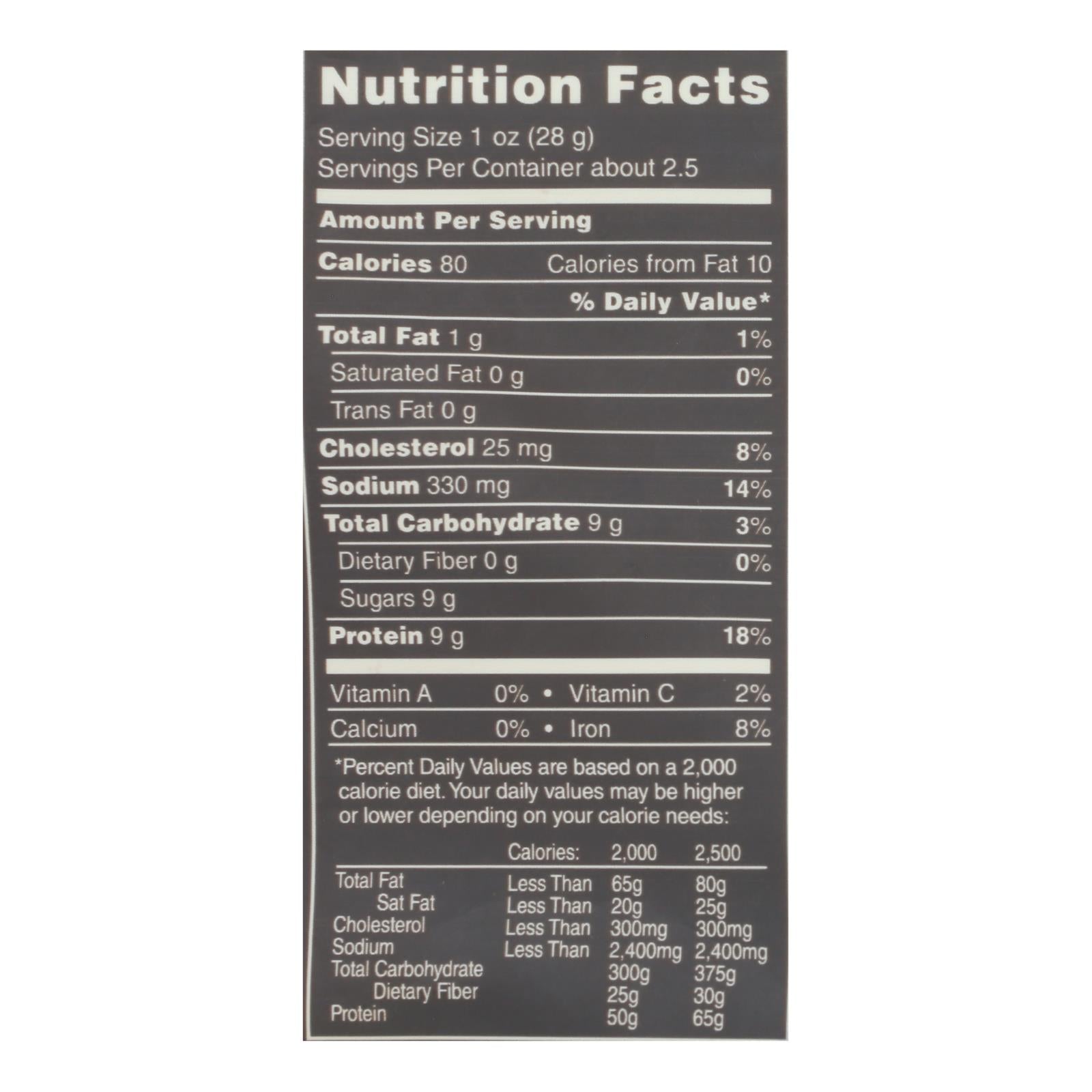 Krave Beef Jerky - Chili Lime - Case Of 8 - 2.7 Oz - Maras Green