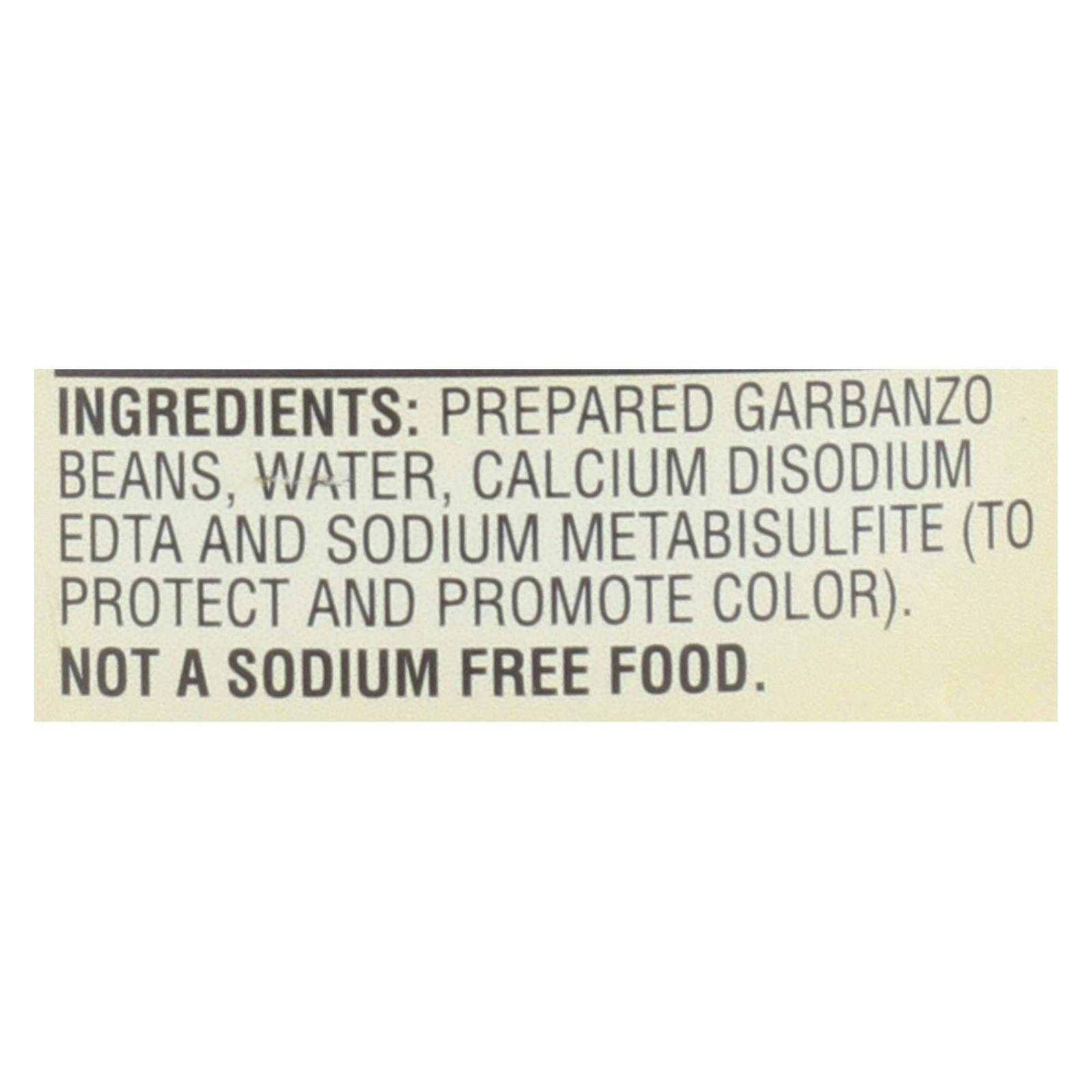 Kuner - Garbanzo Beans - No Salt Added - Case Of 12 - 15 Oz. - Maras Green