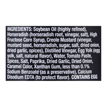 La Fish Fry Remoulade Sauce - Dressing - Case Of 12 - 10.5 Oz. - Maras Green