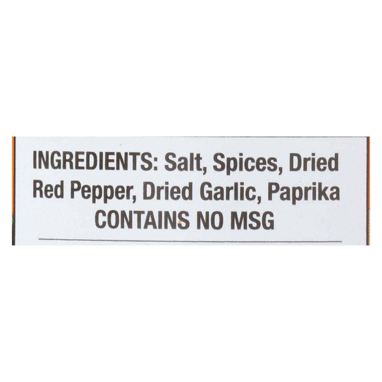 La Fish Fry Seasoning - Cajun - Case Of 12 - 8 Oz - Maras Green